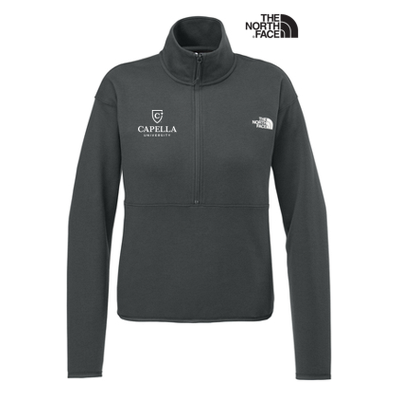 NEW CAPELLA The North Face® Women’s Double-Knit 1/2-Zip Fleece - Asphalt Grey