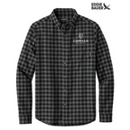 CAPELLA - Eddie Bauer® Long Sleeve Favorite Flannel Plaid Shirt - Deep Plaid Mini Buffalo