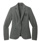 CAPELLA Mercer+Mettle Women’s Relaxed Knit Blazer - Storm Grey Heather
