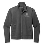 CAPELLA Port Authority® Ladies C-FREE® Double Knit Full-Zip - Grey Steel Heather