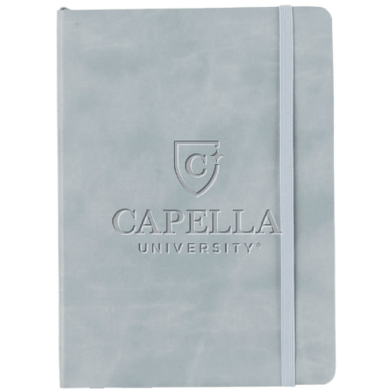 NEW CAPELLA 5” x 7” FSC ® Recycled Morano Recycled Soft Bound Journal - GREY