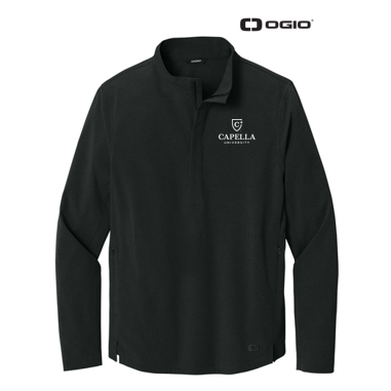 NEW CAPELLA OGIO® Aspect 1/2-Zip Pullover - Blacktop