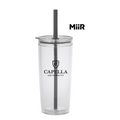 NEW CAPELLA MiiR® Everywhere Straw Tumbler - 16 Oz. - CLEAR