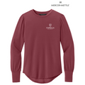 NEW CAPELLA Mercer+Mettle® Women’s Stretch Jersey Long Sleeve Blouson Top - Rosewood