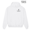 NEW CAPELLA Stanley/Stella Unisex Cooper Dry Hooded Sweatshirt - White