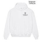NEW CAPELLA Stanley/Stella Unisex Cooper Dry Hooded Sweatshirt - White