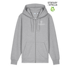 NEW CAPELLA Stanley/Stella Unisex Cultivator 2.0 Full-Zip Hooded Sweatshirt - Heather Grey