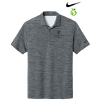 NEW CAPELLA Nike Dri-FIT Striated Polo - Dark Grey