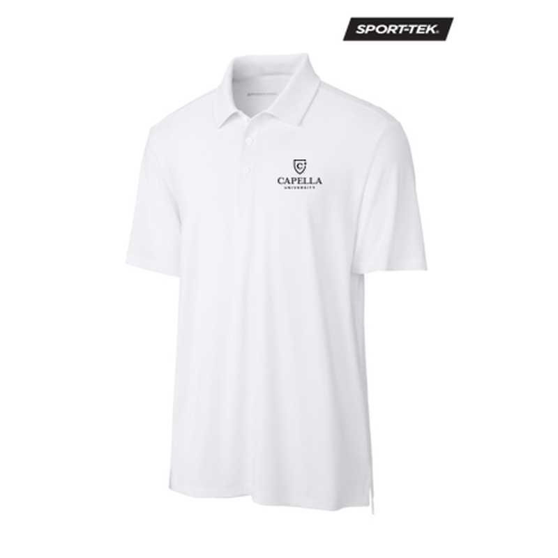 NEW CAPELLA Sport-Tek® Versa Polo - White