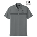 NEW CAPELLA TravisMathew Glenview Stripe Polo - Quiet Shade Grey