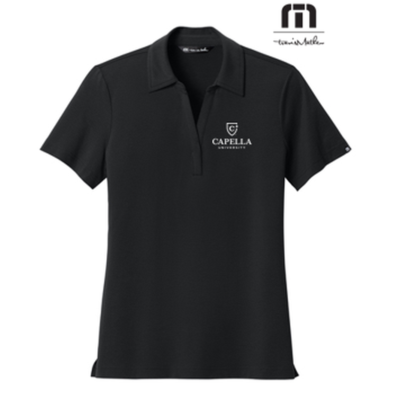 NEW CAPELLA TravisMathew Women’s Glenview Solid Polo - Black