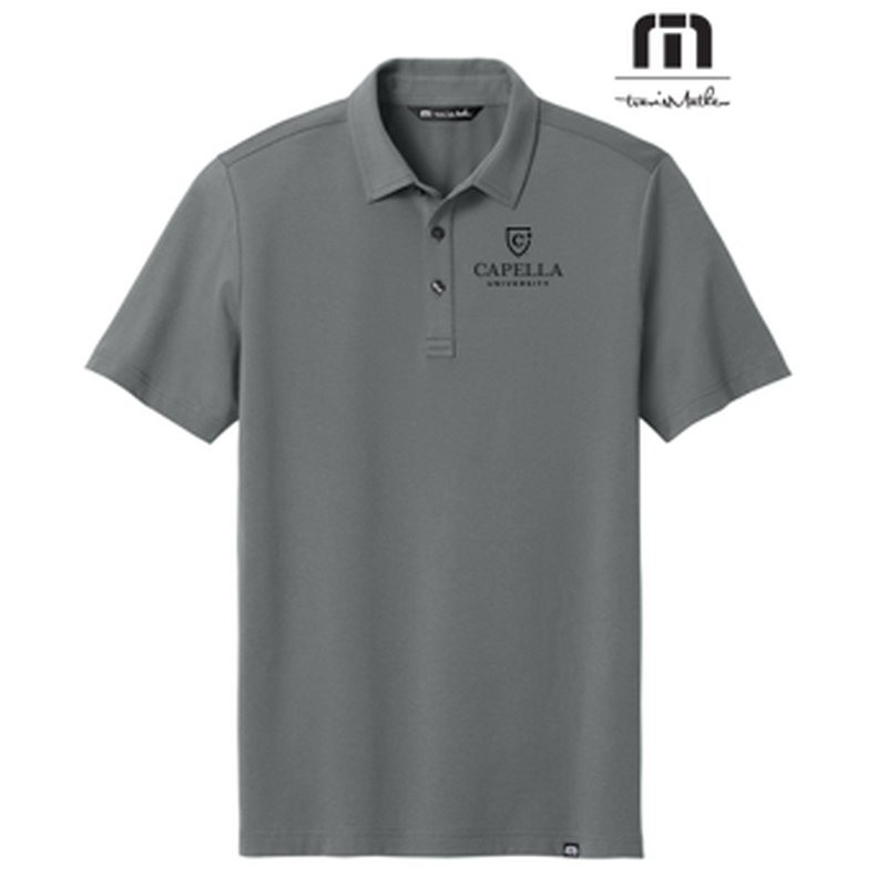 NEW CAPELLA TravisMathew Glenview Solid Polo - Quiet Shade Grey