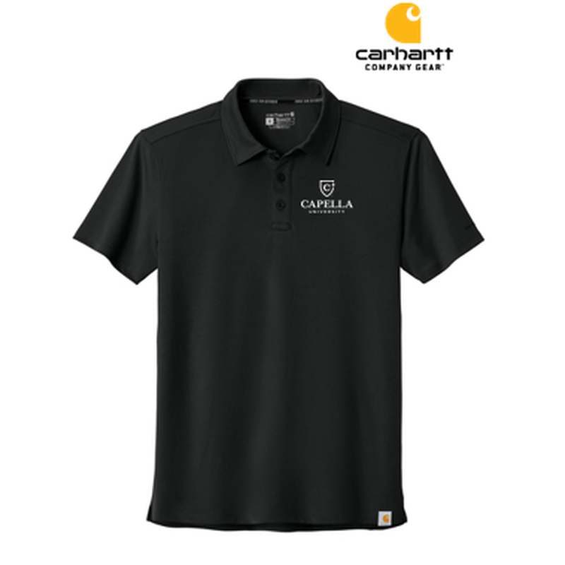 NEW CAPELLA Carhartt Force® Sun Defender™ Polo - Black