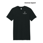 NEW Capella American Apparel® Unisex CVC Tee - Black