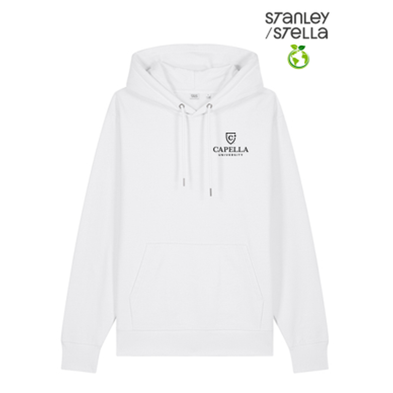 NEW Capella Stanley/Stella Unisex Cruiser 2.0 Hooded Sweatshirt - White