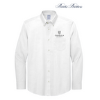 NEW Capella Brooks Brothers® Tall Wrinkle-Free Stretch Pinpoint Shirt - White