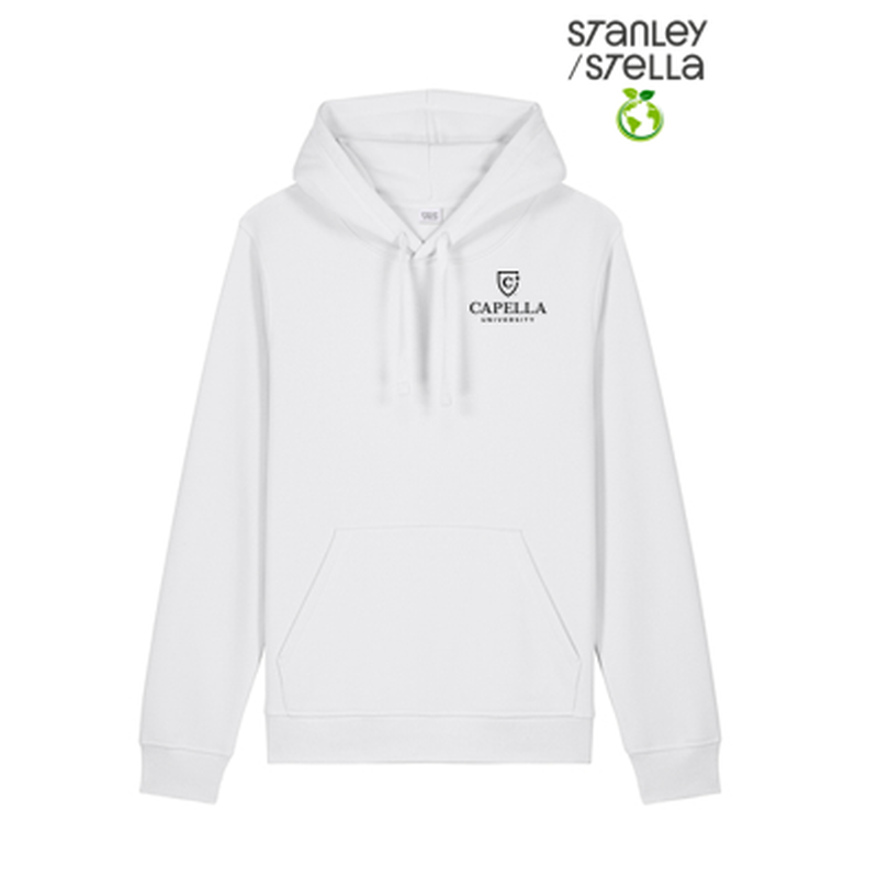 NEW CapellaStanley/Stella Unisex Drummer 2.0 Hooded Sweatshirt - White