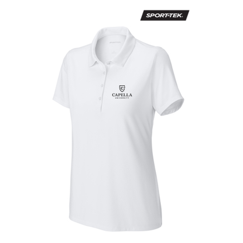 NEW Capella Sport-Tek® Women’s Versa Polo - White