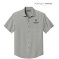 NEW Capella Port Authority® Short Sleeve UV Dockside Shirt - Gusty Grey