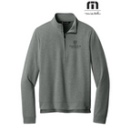 NEW Capella TravisMathew Women’s Coveside 1/2-Zip - Dark Grey Heather