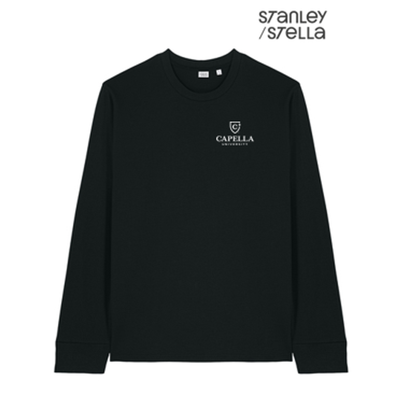 NEW Capella Stanley/Stella Unisex Creator 2.0 Long Sleeve Tee - Black