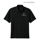 NEW Capella Port Authority® Wearever Performance Pique Polo - Deep Black