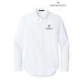 NEW Capella Mercer+Mettle® Women’s Long Sleeve Modern Oxford Shirt - White