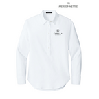 NEW Capella Mercer+Mettle® Women’s Long Sleeve Modern Oxford Shirt - White