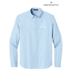 NEW Capella Mercer+Mettle® Long Sleeve Modern Oxford Shirt - Light Blue