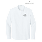 NEW Capella Mercer+Mettle® Long Sleeve Modern Oxford Shirt - White