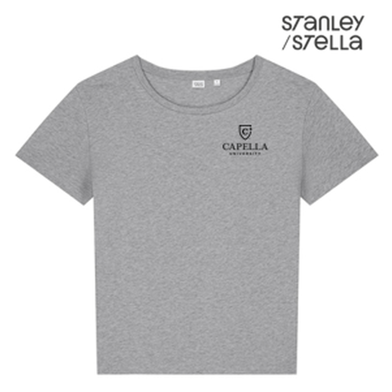 NEW CAPELLA Stanley/Stella Women’s Stella Serena Scoop Neck Tee - Heather Grey