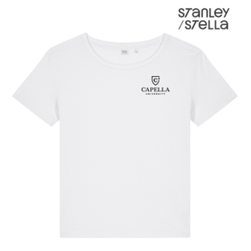 NEW CAPELLA Stanley/Stella Women’s Stella Serena Scoop Neck Tee - White