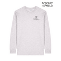 NEW CAPELLA Stanley/Stella Unisex Freestyler Heavyweight Long Sleeve Tee - Cool Heather Grey