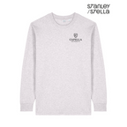 NEW CAPELLA Stanley/Stella Unisex Freestyler Heavyweight Long Sleeve Tee - Cool Heather Grey