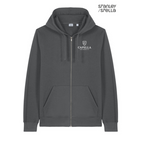 NEW Capella Stanley/Stella Unisex Mixer Full-Zip Hooded Sweatshirt - Anthracite