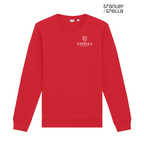 NEW Capella Stanley/Stella Unisex Roller Crewneck Sweatshirt - Red