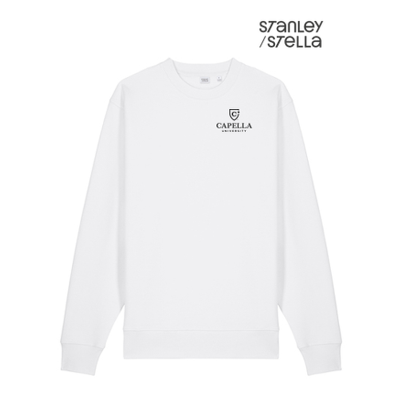 NEW Capella Stanley/Stella Unisex Changer 2.0 Crewneck Sweatshirt - White