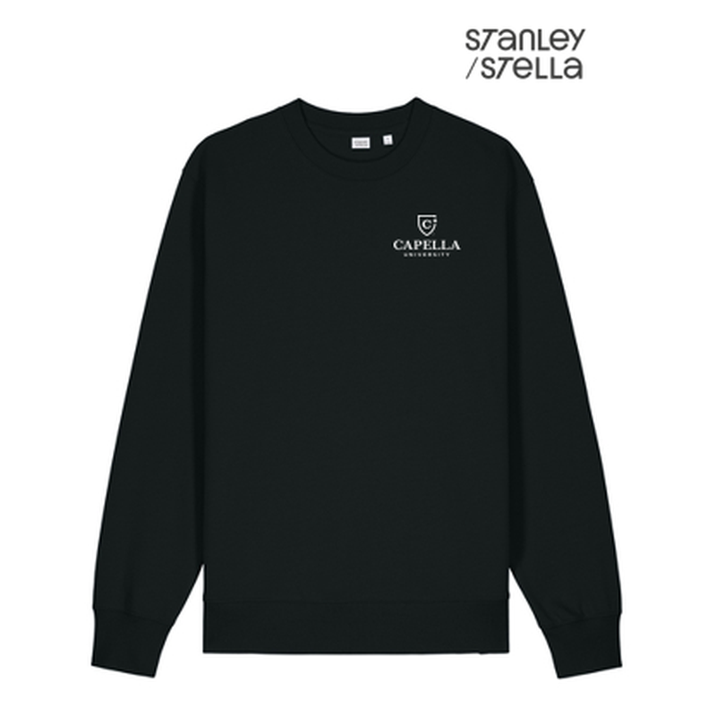 NEW Capella Stanley/Stella Unisex Changer 2.0 Crewneck Sweatshirt - Black