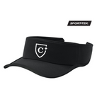 NEW CAPELLA Sport-Tek® Repeat Visor - Black