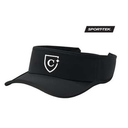 NEW CAPELLA Sport-Tek® Repeat Visor - Black