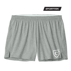 NEW CAPELLA Sport-Tek® Women’s Jersey Knit Squad Short - Heather Grey