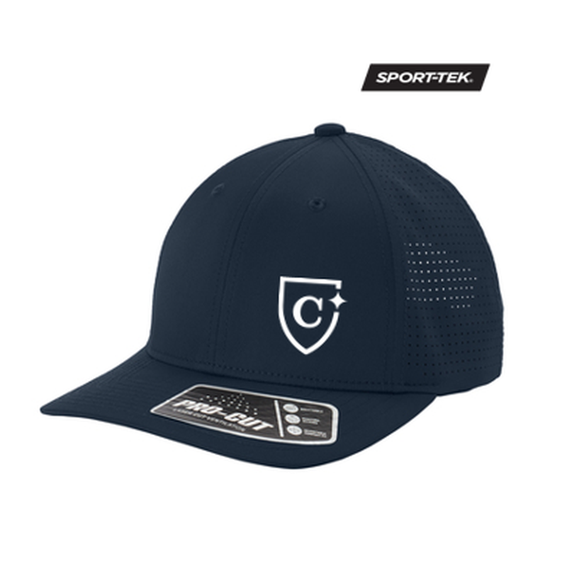 NEW CAPELLA Sport-Tek® Pro-Cut Adjustable Cap - Navy