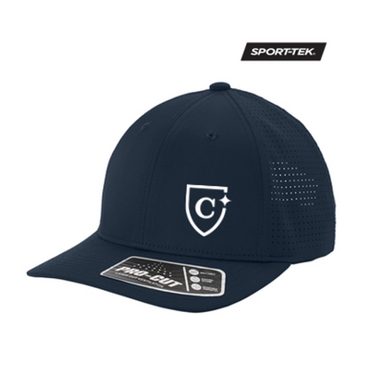 NEW CAPELLA Sport-Tek® Pro-Cut Adjustable Cap - Navy