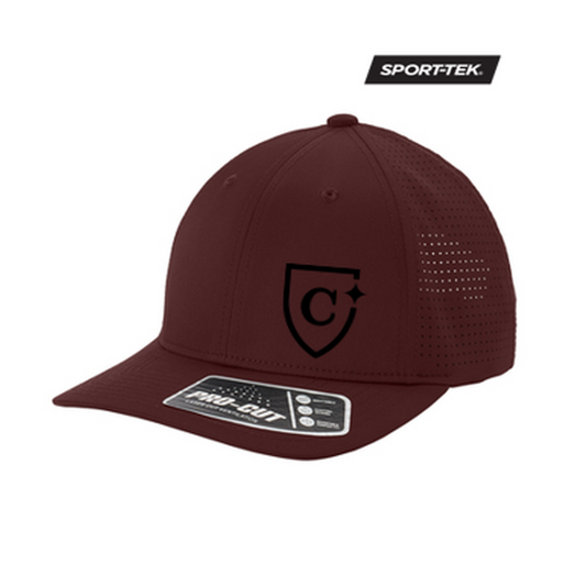 NEW CAPELLA Sport-Tek® Pro-Cut Adjustable Cap - Maroon