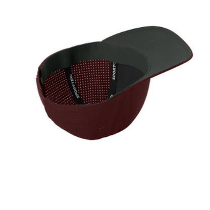 NEW CAPELLA Sport-Tek® Pro-Cut Adjustable Cap - Maroon