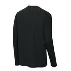 NEW CAPELLA Sport-Tek® Club 1/4-Zip Pullover - Black/Red