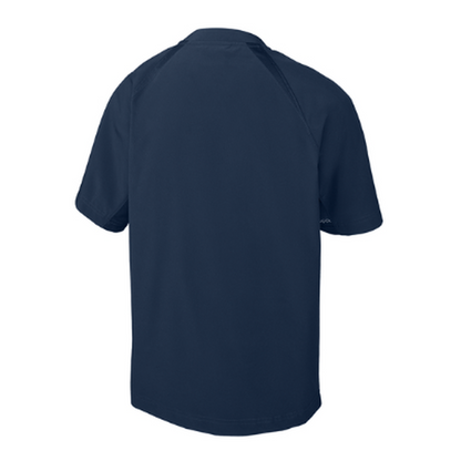 NEW CAPELLA Sport-Tek® Youth Repeat 1/2-Zip Short Sleeve Jacket - Navy