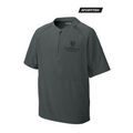 NEW CAPELLA Sport-Tek® Youth Repeat 1/2-Zip Short Sleeve Jacket - Iron Grey