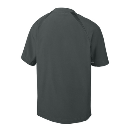 NEW CAPELLA Sport-Tek® Youth Repeat 1/2-Zip Short Sleeve Jacket - Iron Grey