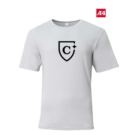 NEW CAPELLA A4 Softek Short Sleeve Tee - Silver